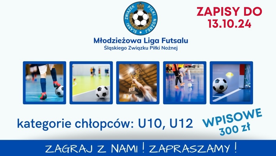 Trwają zapisy do Młodzieżowej Ligi Futsalu