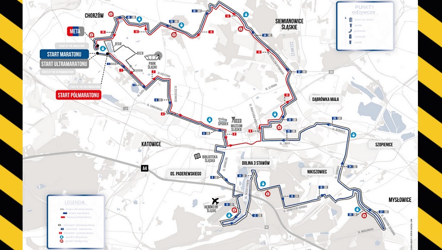 Silesia Marathon – tymczasowe utrudnienia w ruchu