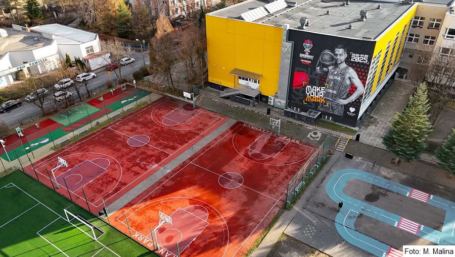 Odsłonięto mural promujący EuroBasket 2025